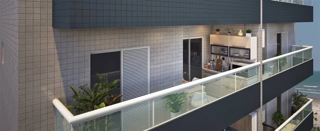 Apartamento 1 dormitório à venda, 39m² por R$ 425.500,00 - Aviação - Praia Grande/SP - Apartamento em Aviação SP