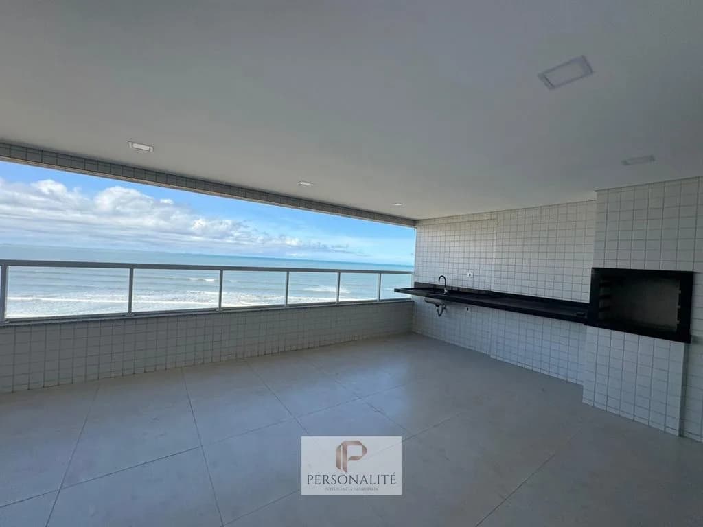 APARTAMENTO 3 DORMITORIOS FRENTE MAR NO CAIÇARA - Apartamento em Vila Caiçara SP