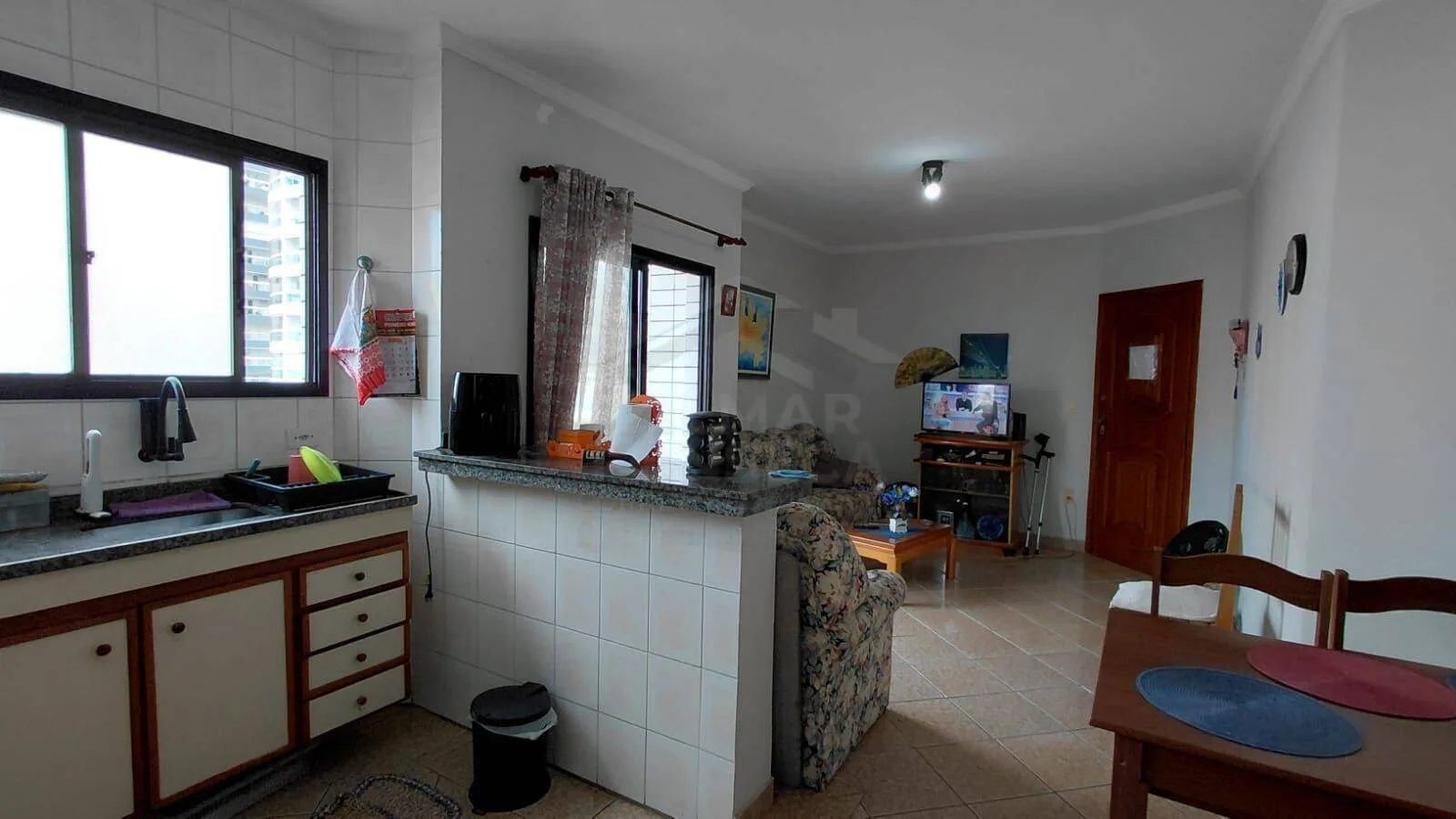 Apartamento amplo na Ocian! - Apartamento em Cidade Ocian SP