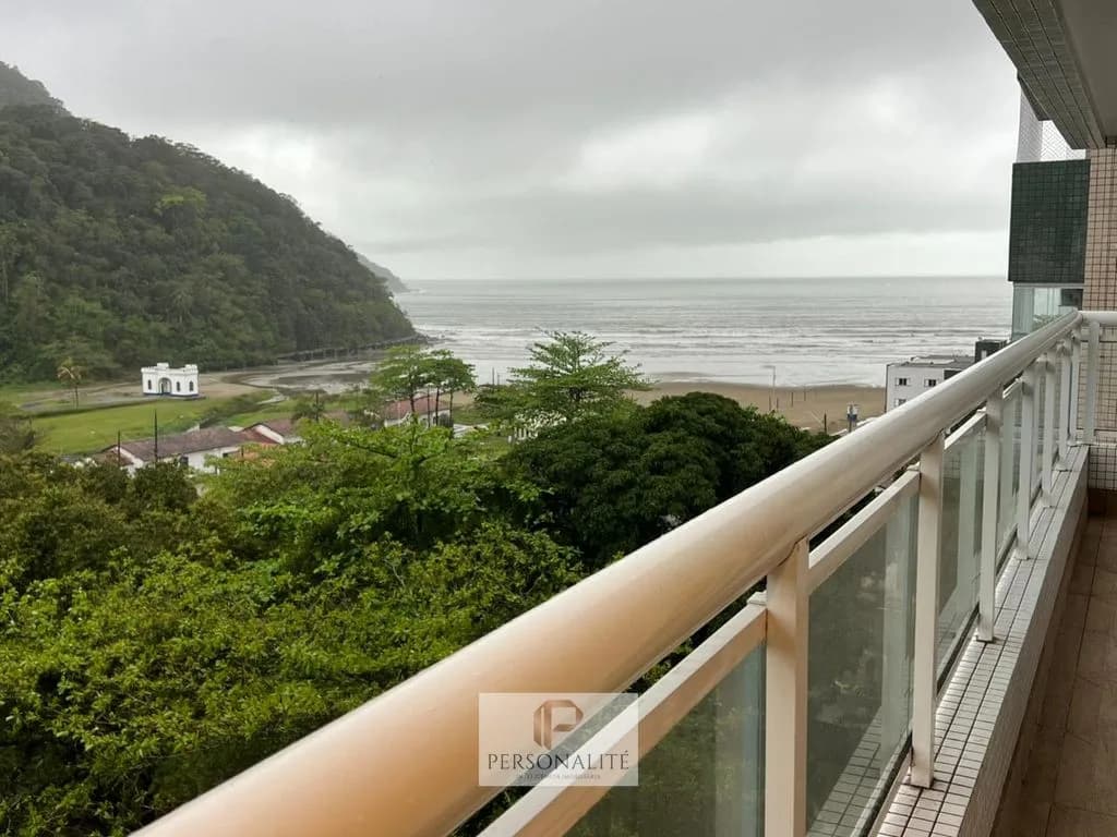 Apartamento com vista espetacular para a reserva e para a praia! - Apartamento em Canto do Forte SP