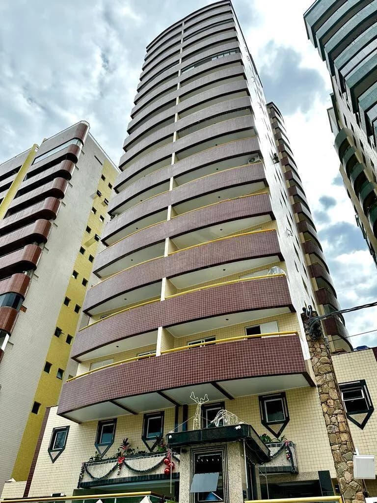 Apartamento de 1 Dormitório com Vista Mar a 150m da Praia - Apartamento em Guilhermina SP