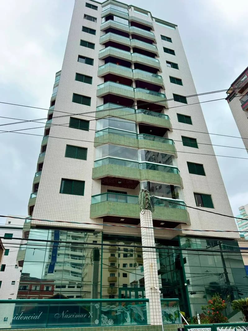 Apartamento Mobiliado de 1 Dormitório a 100m da Praia - Apartamento em Aviação SP
