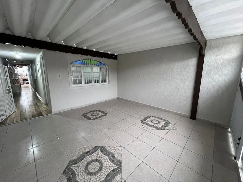 Casa Geminada Mobiliada com Piscina e Churrasqueira a 500m da Praia - Casa em Vila Caiçara SP