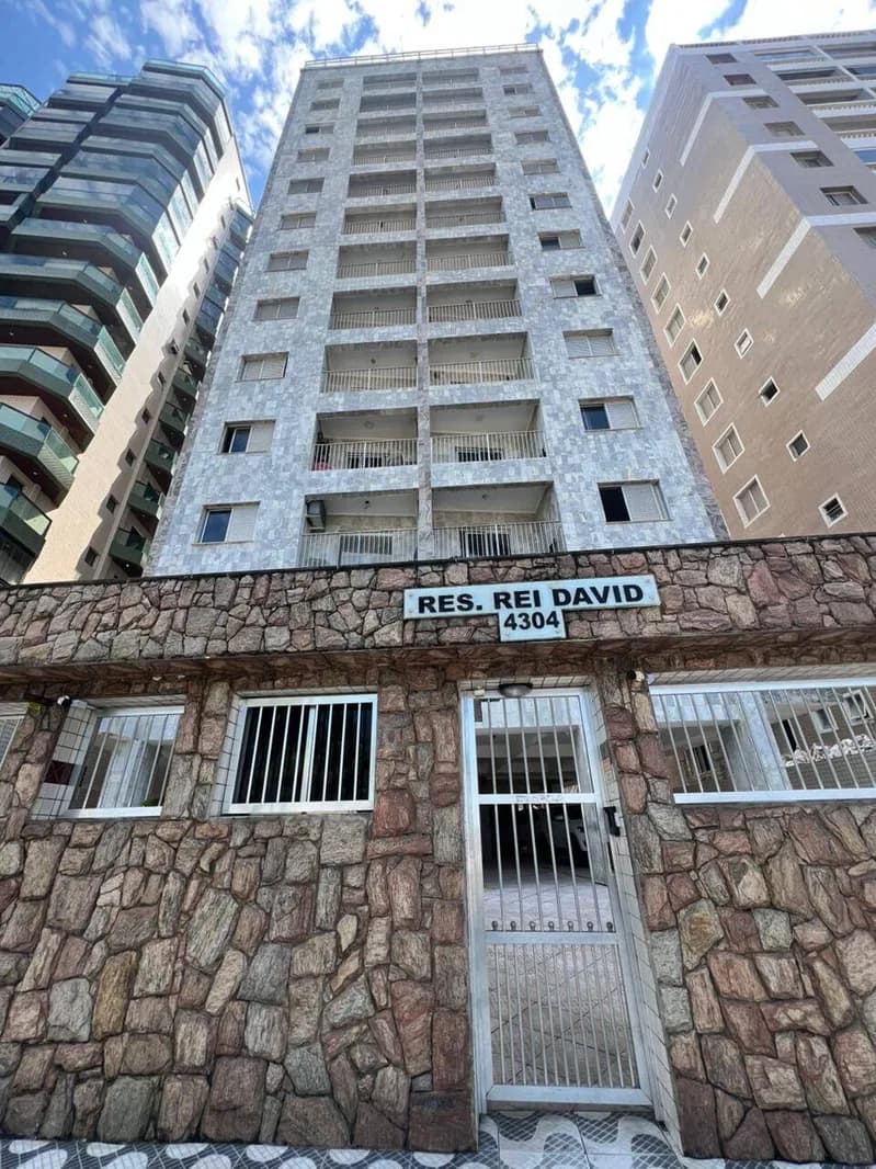 VISTA MAR LATERAL EM PRÉDIO FRENTE MAR! - Apartamento em Aviação SP
